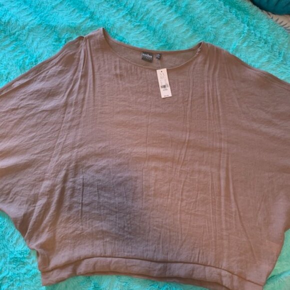 New York & Company (SoHo) Sand Linen Shirt and Jogger Set, XL NWT - Picture 7 of 10